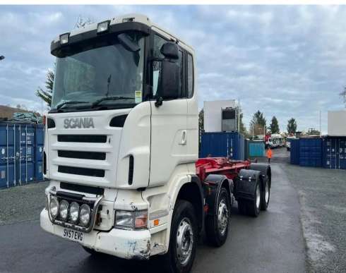 2007 Scania R420 8x4 Hook Loader/Flat Bed Suppliers UK - Goldworks ...